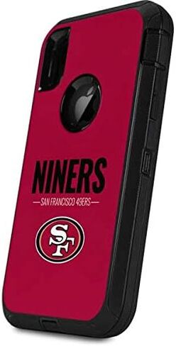 Skinit Skinit Skin Compatible مع Otterbox Defender iPhone XR - تصميم فريق NFL San Francisco 49ers المرخص رسميًا in Saudi Arabia