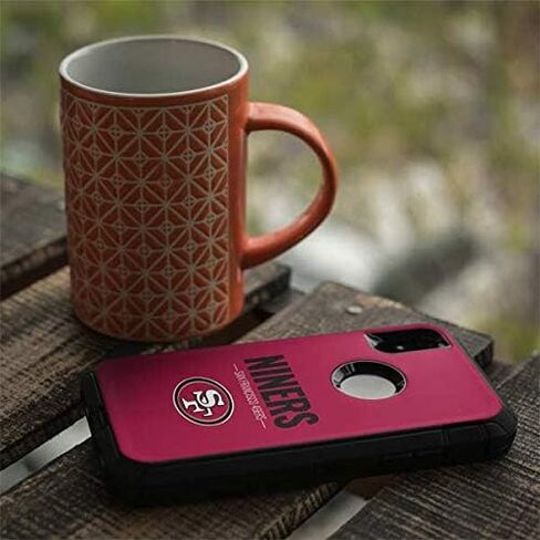 Skinit Skinit Skin Compatible مع Otterbox Defender iPhone XR - تصميم فريق NFL San Francisco 49ers المرخص رسميًا in Saudi Arabia