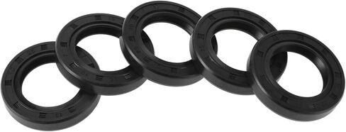 5 Pcs Rotary Shaft Seal High Pressure Oil Seal 25x40x7mm Black Nitrile 70 Durometer Rubber in Saudi Arabia