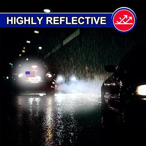 American Flag Stickers, Made of 3M DG3, Decals Reflective at Night, Sunscreen Non-Fading, for Cars, Motorcycles, and Mailboxes, Show Your Patriotism and Sense of Justice, 5x3 in (3 Pieces) in Saudi Arabia