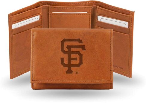 RICO SAN FRANCISCO SF GAINTS MLB Team Logo محفظة Trifold Brown in Saudi Arabia
