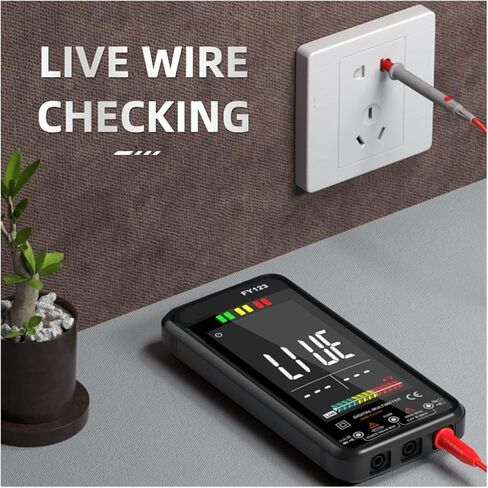 Current Signal Generator 6000 Counts Digital Multimeter Smart Auto Range 600V Tester Meter True AC/DC Voltage with LCD Screen Flashlight in Kuwait