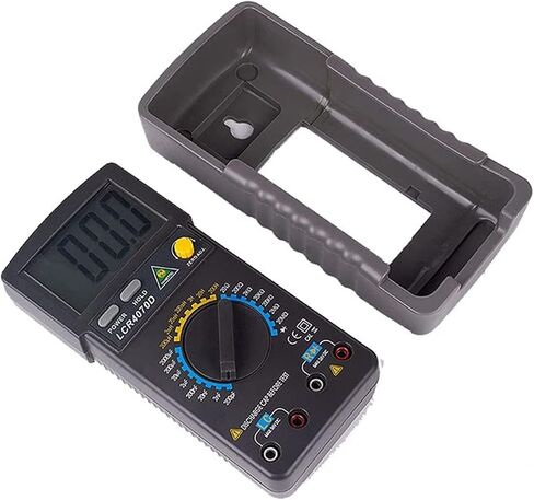 Current Signal Generator Digital Multimeter Meter Capacitance Tester Inductance Tester Resistance Meter, Black Red in Saudi Arabia