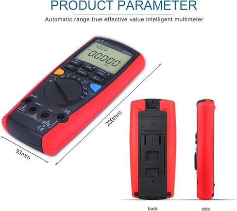 مولد الإشارة الحالي Digital Multmeter Auto Range AC DC Voltage Tester 39999 Counts Smart USB Capacitance Meter (Color: UT71D) in Saudi Arabia