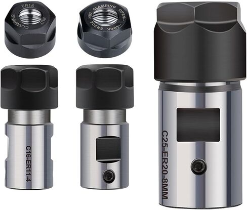 المخرطة تشاك ER11 ER16 ER20 COLLET Chuck SHAFT ROD ROD 4MM-16MM 1PCS (الحجم: C16-ER11A-35L-6.35MM) in Kuwait