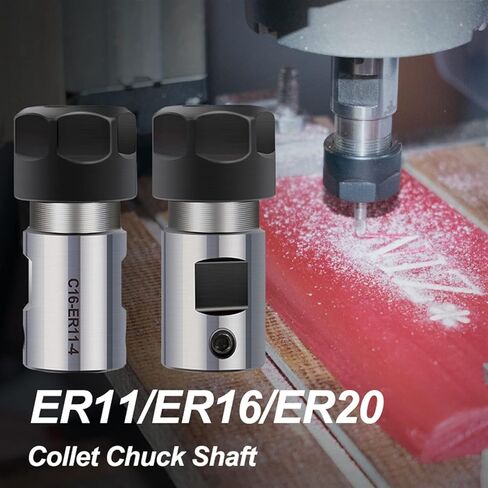 المخرطة تشاك ER11 ER16 ER20 COLLET Chuck SHAFT ROD ROD 4MM-16MM 1PCS (الحجم: C16-ER11A-35L-6.35MM) in Kuwait
