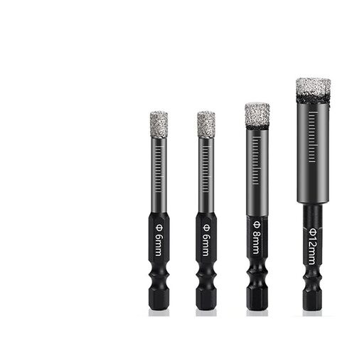 Hole Saw Cutter 6-14mm Vaccum Brazed Diamond Dry Drill Bits for Granite Marble Ceramic Tile Glass Drilling Tools 1Pcs (Color : 8mm) in Kuwait