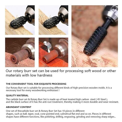 مجموعة بتات الحفر المطحنة Rasp File أداة نحت خشبية in Kuwait