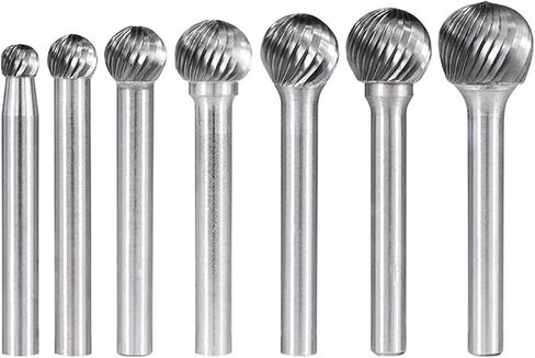 Tungsten Carbide Burr Bit Engraving 6mm Shank Single Cut Rotary Files for Metal Woodworking Tools 1Pcs (Color : 6x5mm) in Saudi Arabia