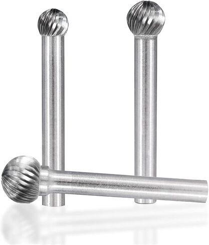 Tungsten Carbide Burr Bit Engraving 6mm Shank Single Cut Rotary Files for Metal Woodworking Tools 1Pcs (Color : 6x5mm) in Saudi Arabia