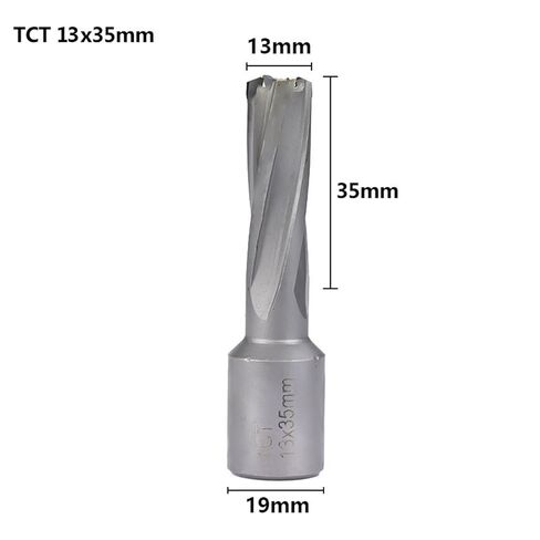 حفر حلقي شانك شانك جوفاء جوفاء لتثبيت ثقب كربيد المعادن حفر قاطع القاطع 1pcs (اللون: 17 × 35 ملم) in Kuwait