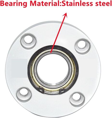 1pcs Aluminum Round Housing Single Bearings with Housings Bearing seat Assembly Direct Mount Unbuckled Ring Diameter 3mm-(6804ZZ-T12-D20) in Saudi Arabia