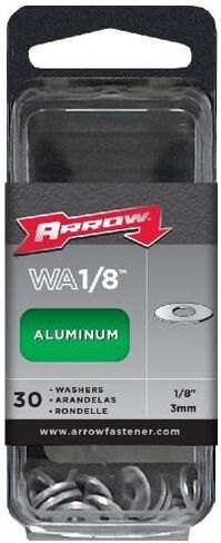 Arrow Fastener WA1/8 Aluminum Washers, 1/8-Inch (Pack of 2) in Saudi Arabia
