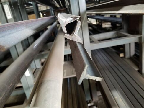 Des Moines Steel • Hot-Roll T-Bar A36 Grade: 1 "x 1" × 1/8 "، 4 pcs. at 5 ' in Saudi Arabia