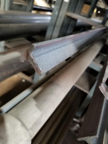 Des Moines Steel • Hot-Roll T-Bar A36 Grade: 1 "x 1" × 1/8 "، 4 pcs. at 5 ' in Saudi Arabia