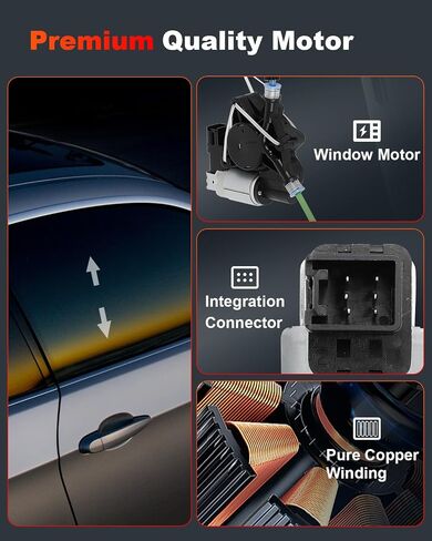 cciyu Power Window Regulator With Motor Replacement for 2007-2015 for Mazda CX-9 Front Left Driver Side in Saudi Arabia