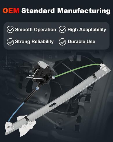 cciyu Power Window Regulator With Motor Replacement for 2007-2015 for Mazda CX-9 Front Left Driver Side in Saudi Arabia