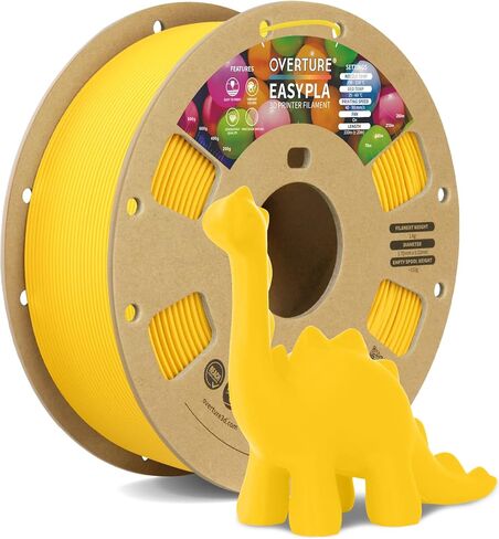 OVERTURE Easy PLA 1.75mm 3D Printer Filament, 1kg PLA Cardboard Spool (2.2lbs), Dimensional Accuracy +/- 0.02mm, Fit Most FDM Printer (Easy Pine Green) in Kuwait