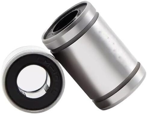 1PC Motion Linear Bearings LM20UU/6/8S13/10/12/16/25/30/35/3/4/5/40/50/60UU/80 Cylindrical Sleeve Ball Bearing(LM4 4x8x12mm Without Groove) in Saudi Arabia