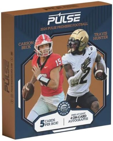 2024 Pulse Premiere Football Hobby Trading Box (4 توقيعات) in Saudi Arabia