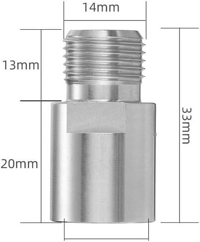 Bike Pedal Extenders,Chrome-Molybdenum Steel Pedal Extenders (1 Pair), 20mm/0.79in Extended Pedal Spacers, Compatible with Most 9/16" Threaded Pedals for SPD MT MTB BMX Road Street Bicycles in Saudi Arabia