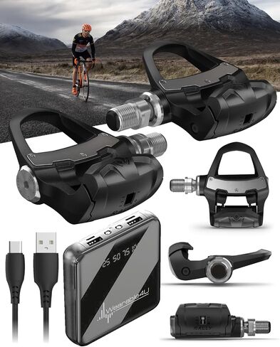 Garmin Rally RK200 دواسات عدادات الطاقة المزدوجة الاستشعار ، وديناميات ركوب الدراجات المتقدمة ، والتوازن الأيسر/الأيمن ، وتبدو متوافقة مع Keo Cleat ، وقابلة للتحويل بين الدراجات مع حزمة PowerBank القابلة للارتداء 4U in Saudi Arabia