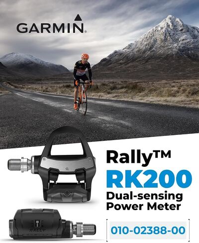 Garmin Rally RK200 دواسات عدادات الطاقة المزدوجة الاستشعار ، وديناميات ركوب الدراجات المتقدمة ، والتوازن الأيسر/الأيمن ، وتبدو متوافقة مع Keo Cleat ، وقابلة للتحويل بين الدراجات مع حزمة PowerBank القابلة للارتداء 4U in Saudi Arabia