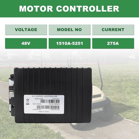 1510A-5251 1510A-5201 DC Motor Controller Controller 48V 275A متوافق مع Curtis Club Car Golf Cart Respion1510A-5250 1510-5201 1510A-5252 in Saudi Arabia