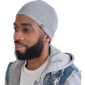 Unisex Cotton Beanie for Everyday Wear in Solid Colors Men and Women