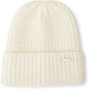 STEVE MADDEN Women's Crystal Beanie, Ivory