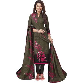 Miraan Women's Cotton Printed Readymade Salwar Suit