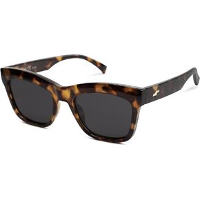 SOJOS Retro Rectangular Cat Eye Polarized Sunglasses for Women Classic Trendy Stylish Sunnies SJ2254