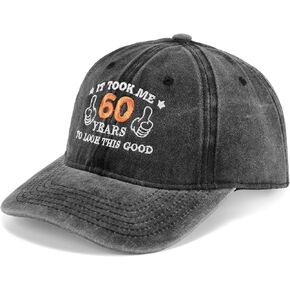It Took Me 50 Years to Look This Good Embroidered Baseball Cap - Vintage Retro Design, 100% Cotton Hat for Men and Women