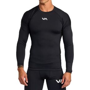 RVCA Mens Sport Compression Athletic Breathable Long Sleeve Tee