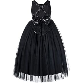 ekidsbridal أشرطة متقاطعة على شكل حرف A فساتين فتاة الزهور الصغيرة فستان المسابقة ثوب الكرة 177 in Kuwait