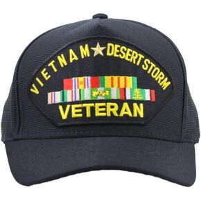 Vietnam Desert Storm Veteran Hat Military Caps Men Women Military Collectibles