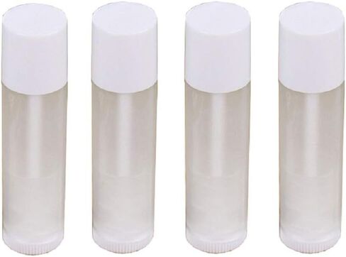 25 قطعة من عبوات أنابيب مرطب الشفاه 5 جرام، جسم شفاف مع قاعدة ملتوية وغطاء، عبوات بلاستيكية فارغة قابلة لإعادة الملء لأحمر الشفاه DIY وزجاجة أنبوب تلوين الشفاه (غطاء أسود) in Kuwait