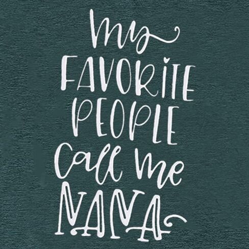 قميص My Favorite People Call Me Nana مطبوع عليه حروف جرافيك وأكمام قصيرة، قمصان الجدة، تي شيرت in Kuwait