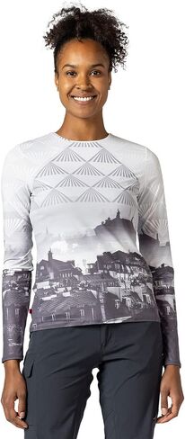 Terry Soleil Long Sleeve Top, Womens Cycling Jersey, Athletic Fit Sun Shirt Lightweight Quick Dry Pickleball Tennis Bike in Saudi Arabia