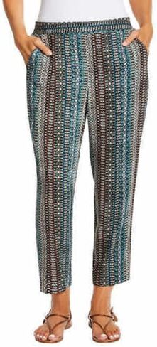 Jessica Simpson Womens Printed Pull-on Pant,Geo Fusion,XX-Large in Saudi Arabia