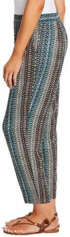 Jessica Simpson Womens Printed Pull-on Pant,Geo Fusion,XX-Large in Saudi Arabia