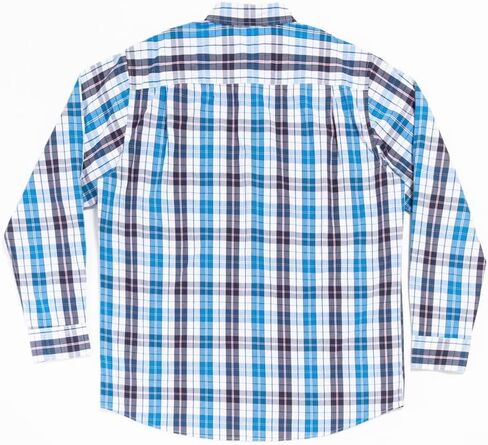 قمصان مزدوجة كبيرة وطويلة للرجال بأكمام طويلة وأزرار سفلية من مقاس XL(T) إلى 6XL (T) قطن in Kuwait