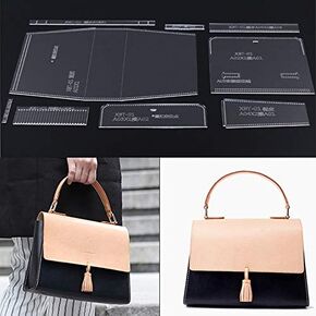 XBT-01 Handbag Acrylic Template Leather Pattern Acrylic Leather Pattern Leather Templates for Bags