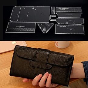Handbag Acrylic Template Wallet Leather Pattern Acrylic Leather Pattern Leather Templates for Bags