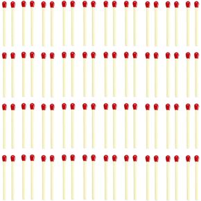 100 pcs Match Shaped Ballpoint Pens, BOSOIRSOU Creative Rollerball Pens Blue Gel Ink, Writing Pen Ball Point Pen for Student School Stationery Supplies