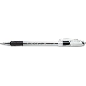 Pentel R.S.V.P. Ballpoint Stick Pen, Black Ink, Fine, Dozen