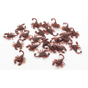100pcs Fake Plastic Scorpions Realistic Imitation Bug for Halloween Prank Props Party Supply