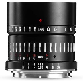 TTArtisan 50mm F0.95 APS-C Lens Large Aperture Manual Fixed Camera Lens for Fuji Cameras X-PRO1 X-PRO2 X-E1 X-E2 X-E3 X-H1 X-T1 X-T10 X-T2 X-T3 X-T20 X-T30 X-T100 X-A1 X-A10 X-A2 X-A3 X-A5