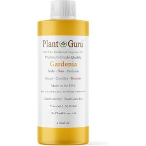 Gardenia Fragrance Oil 4 fl. oz. Scented Oil for DIY Soap Making, Candles, Bath Bombs, Body Butters. Used in Aromatherapy Diffusers, Burners and Warmers. Great Addition to Lotions and Creams.