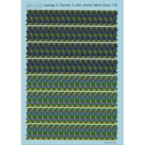016-camo - 1/72 Lozenge C. German 5 Color Printed Fabric Wet Decal